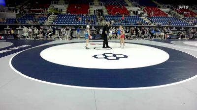 95 lbs Cons. Rd Of 32 - Kendra Ege, IL vs Mackenzee Donenfeld, ID