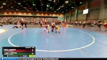 106 lbs Champ. Round 3 - Cruz Jinemez, Battle Mountain vs Tobey Forman, Spanish Springs