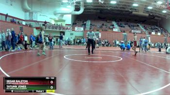 132 lbs Cons. Semi - Tatumn Jones, M3 Wrestling Academy vs Segar Ralston, Club Madison Wrestling