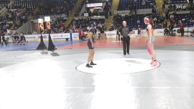 126 lbs 5th Place - Mila Boucher, Middleborough vs Yaritza Cruz-Bravo, Mount Everett