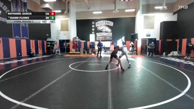 113 lbs Cons. Round 2 - Gianni Flores, JW North vs Nathaniel Garcia, Etiwanda