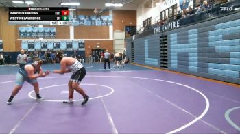 285 lbs Champ. Round 1 - Brayden Freitas, Riverton vs Weston Lawrence, Layton