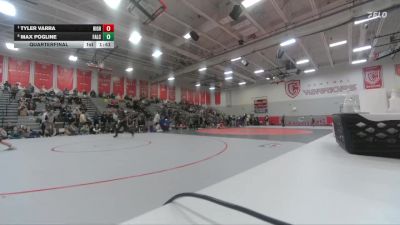 150 lbs Quarterfinal - Tyler Varra, Highland vs Max Pogline, Falcon
