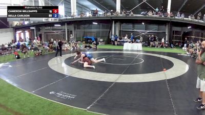 155 lbs Cameron Millsapps, Virginia vs Bella Carlson, Minnesota