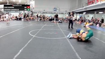 120 lbs Round 3 (6 Team) - Liam Harkins, Mavericks vs Jackson Caraballo, Broad Axe White