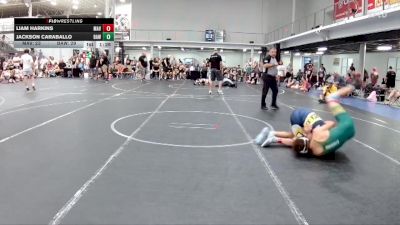 120 lbs Round 3 (6 Team) - Liam Harkins, Mavericks vs Jackson Caraballo, Broad Axe White