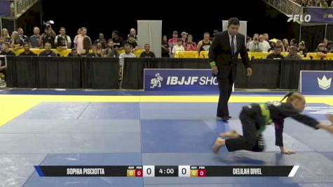 Delilah Divel vs Sophia Pisciotta 2026 Pan Kids Jiu-Jitsu IBJJF Championship