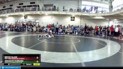 120 lbs Cons. Round 2 - Brendan Hubbard, PAWS Elite Wrestling Club vs Bryce Glaze, Red Cobra Wrestling Academy