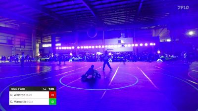 73 lbs Semifinal - Ryder Walston, Team Champs (MT) vs Cael Marcotte, SoCal Grappling Club