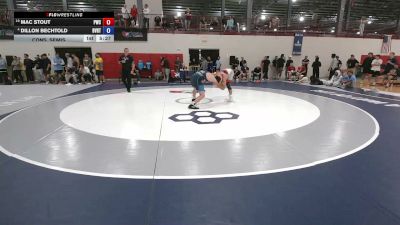 92 kg Cons. Semis - Mac Stout, Pittsburgh Wrestling Club vs Dillon Bechtold, Buffalo Valley Regional Training Center