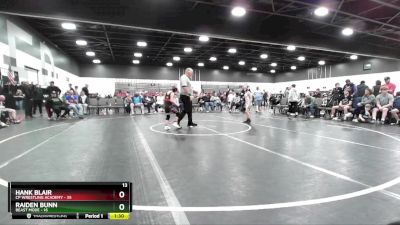 60 lbs Round 2 (8 Team) - Hank Blair, CP Wrestling Academy vs Raiden Bunn, Beast Mode