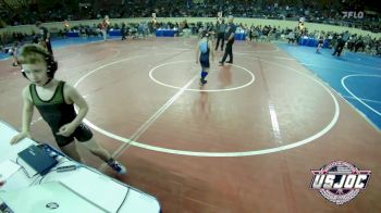 64 lbs Quarterfinal - Adam Henry, Marlow Outlaws vs Sutter Oss, Oklahoma Wrestling Academy