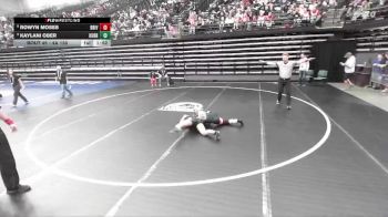 4A 130 lbs Champ. Round 1 - Kaylani Ober, Hurricane vs Rowyn Moses, Bear River