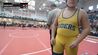 285 lbs Semifinals (8 Team) - Takai Fearon, Smyrna vs Jagger Clifford, Caesar Rodney