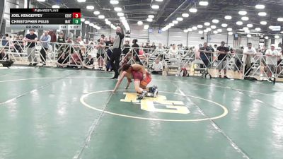106 lbs Rr Rnd 3 - Joel Kengeffey, Central Maryland Wrestling - HSB vs Christopher Pulis, Mat Warriors Red - HSB