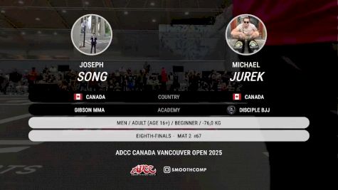 Joseph Song vs Michael Jurek 2025 ADCC Vancouver Open