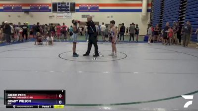 92 lbs Cons. Round 1 - Jacob Pope, Machine Shed Wrestling vs Grady Wilson, N/A