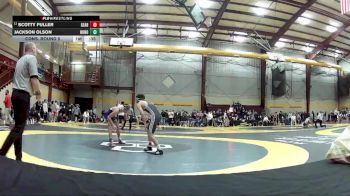 120 lbs Cons. Round 5 - Jackson Olson, Hononegah vs Scotty Fuller, Genoa Area