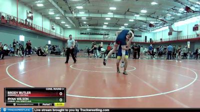 152 lbs Cons. Round 3 - Brody Butler, Greenfield Central vs Ryan Wilson, Carmel USA Wrestling