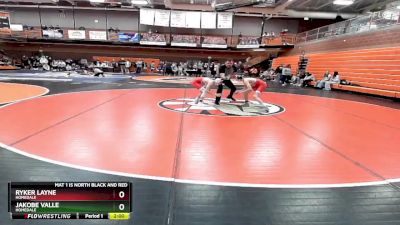 98 lbs Round 1 - Jakobe Valle, Homedale vs Ryker Layne, Homedale