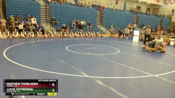 215 lbs Placement (4 Team) - Lucas Szymborski, Cleveland vs Matthew Tchiblakien, Summit