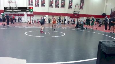 165 lbs Semifinal - Graham Gambrall, Oregon State vs Hugh Wheeler, Simon Fraser (B.C.)