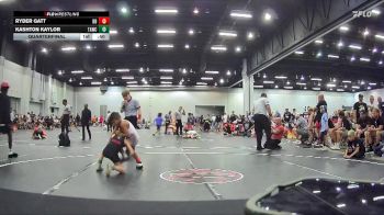 50 lbs Quarterfinal - Ryder Gatt, Backyard Brawlers vs Kashton Kaylor, Team Aggression Wrestling Club