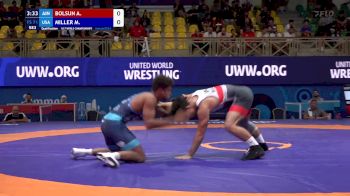 71 kg Qualif. - Artsiom Bolsun, Individual Neutral Athletes vs Melvin Miller, United States