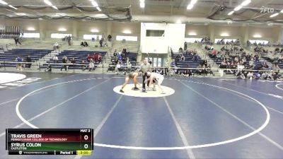 174 lbs Quarterfinal - Syrus Colon, Castleton vs Travis Green, Pennsylvania College Of Technology