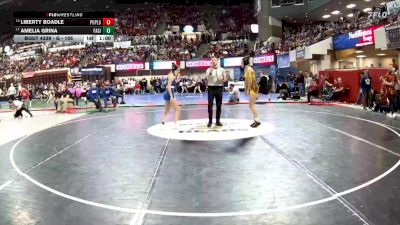 G - 105 lbs Cons. Round 3 - Liberty Boadle, Poplar Girls vs Amelia Grina, Fairfield Girls