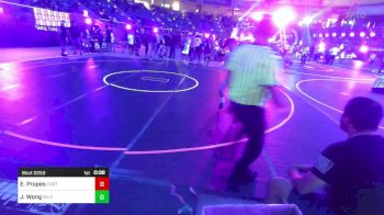 113 lbs Consi Of 8 #2 - Evan Propes, Eastside United vs Jos Wong, Mile High WC