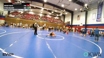 55 lbs Rr Rnd 4 - Brody Boyd, Team Tulsa Wrestling Club vs Kyng Walker, Barnsdall Youth Wrestling