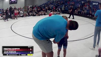 56 lbs Finals (2 Team) - Preston O`Gorman, Nebraska Red Boys vs Gavin Boehlke, Minnesota Storm Blue Boys