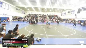 175 lbs Cons. Round 2 - Jason Greer, Westside Mat Monsters vs Dominic Morales, Servite High School