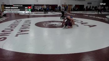 157 lbs Champ. Round 1 - Ethan Maldonado, Luther vs Brady Swenson, Augsburg