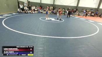 73-78 lbs Round 3 - Leah Marchione, Pioneer Grappling Academy vs Elise Martz, All-Phase Wrestling Club