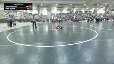 40 lbs Quarterfinal - Walter Gillis, Blackman Wrestling Club vs Finn Dennis, Elite Wrestling Academy