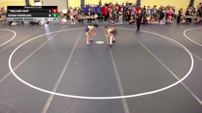 105 lbs Cons. Round 2 - William Zapf, IL vs Ethan Kowalski, MI