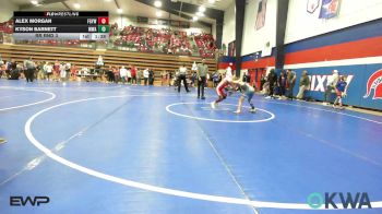 64 lbs Rr Rnd 3 - Alex Morgan, Fort Gibson Youth Wrestling vs Kyson Barnett, Morris Wrestling Association