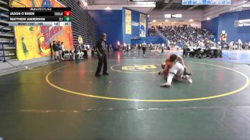 165 lbs Cons. Round 1 - Jason O`Brien, Timberlane vs Matthew Anderson, Colts Neck
