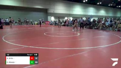 140 lbs Round 4 (8 Team) - Angelica Ortiz, CLAW vs Crystal Alonzo, MXW Purple