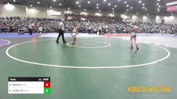 110 lbs Round Of 16 - Chloe Ross, Mayo Quanchi Judo And Wrestling vs Nyah Ortiz, Silver State Wrestling Academy