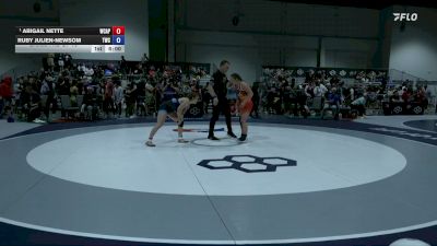 59 kg Champ. Rd Of 16 - Abigail Nette, WCAP vs Ruby Julien-Newsom, Tornado Wrestling Club