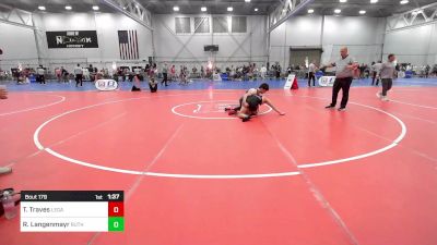 140A lbs Rr Rnd 2 - Tyler Traves, Legacy Dragons vs Ryan Langenmayr, Ruthless Wrestling Club