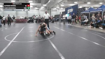 165 lbs Round 2 (10 Team) - Alfonzo Rivera, Rocket Rams vs Cade McDowell, CTWHALE Green