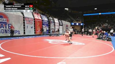 132 Class 1 lbs Cons. Round 2 - Ryder Techau, Brookfield vs Jarrett Blomquist, Butler