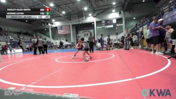 58 lbs Consolation - Hadley-Glen Smith, Anno Youth Wrestling vs Ronnie Leyba, Team Tulsa Wrestling Club