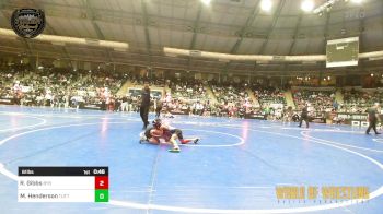 61 lbs Quarterfinal - Robert Gibbs, Backyard Brawlers vs Maddox Henderson, Tuttle Elite Wrestling Club