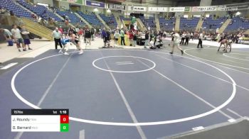 157 lbs Round Of 32 - Jared Roundy, Trailblazers Utah vs Dylan Barnard, Mile High WC