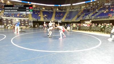 140 lbs Quarterfinal - Christian Taylor, Huntingdon vs Hunter Watson, Troy